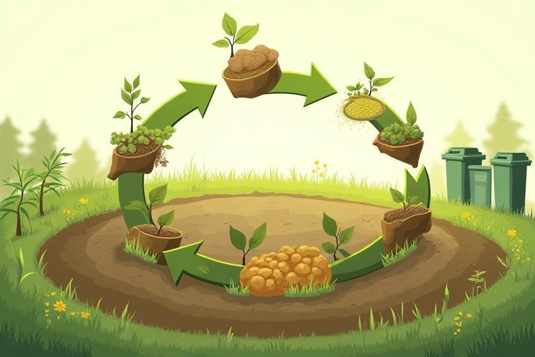 Compost loop process