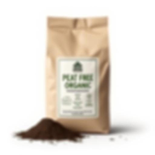 Bag of peat-free organic soil